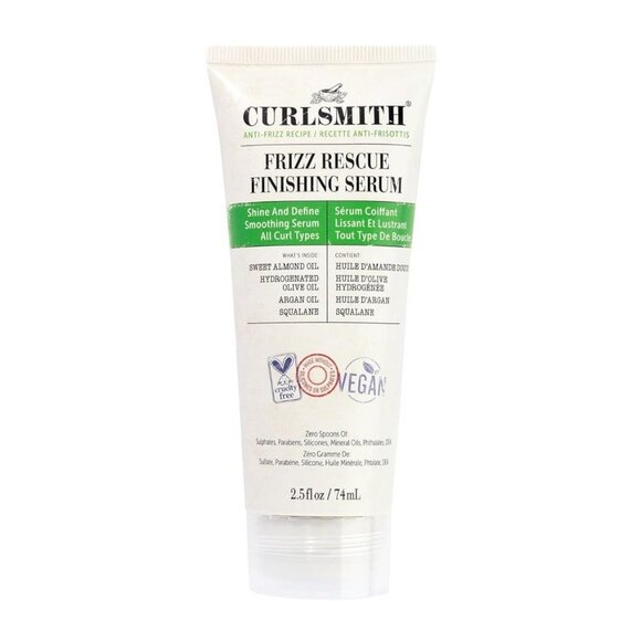 Curlsmith Frizz Rescue Finishing Serum 2.5 Fl Oz Shine & Define Smoothing Serum - Picture 1 of 10